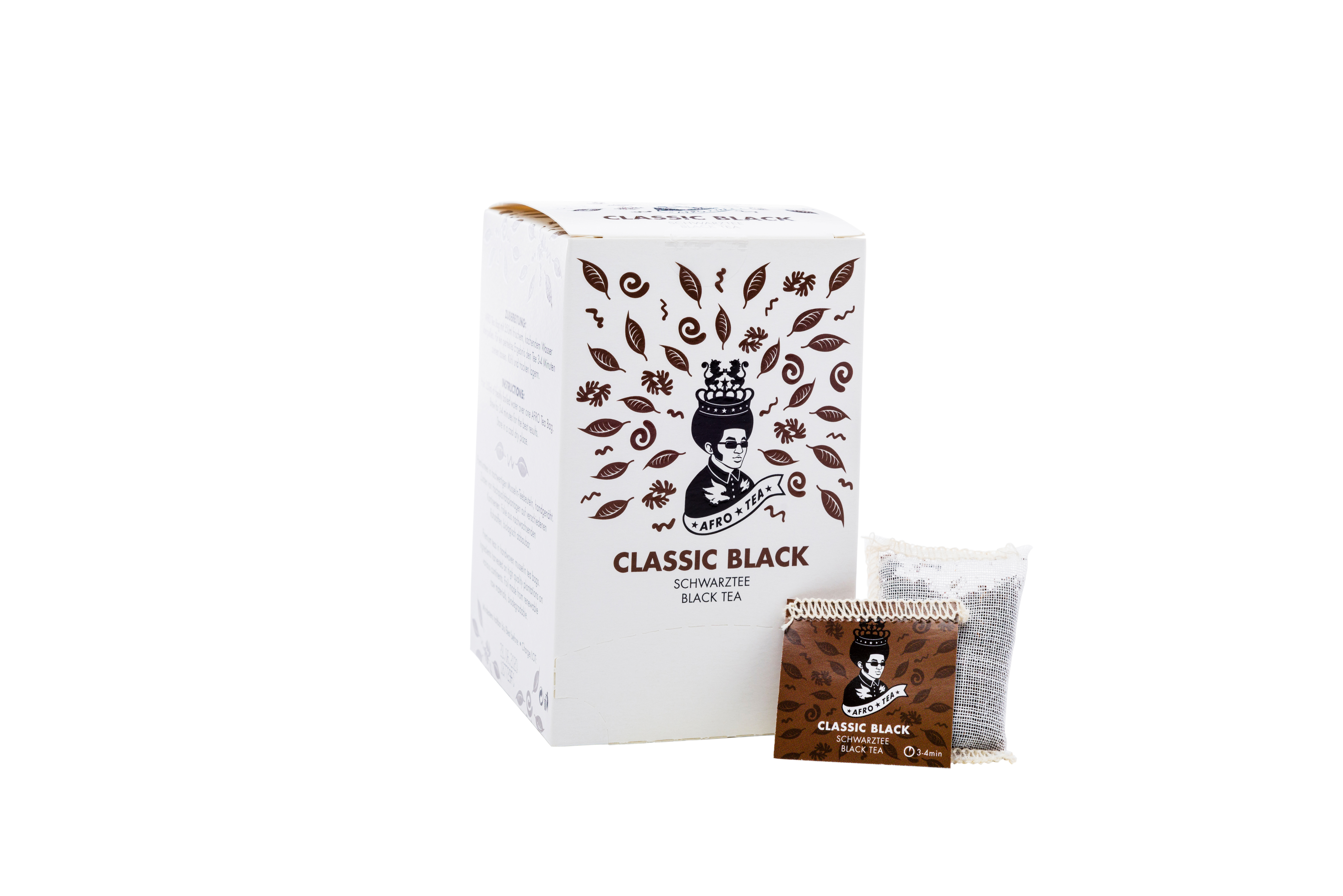 Classic Black Teabags, Set of 10