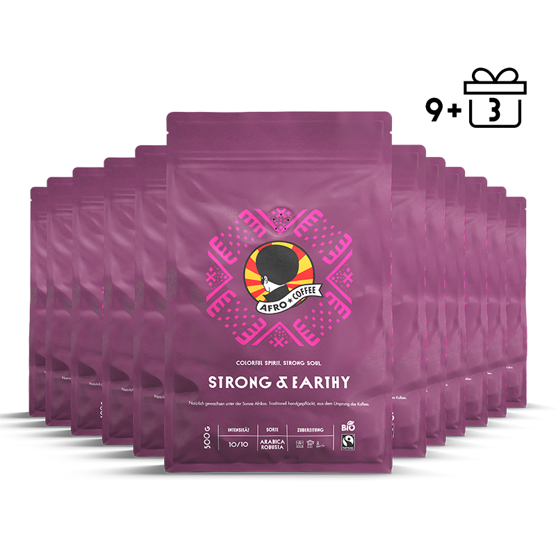 9+3 SET Strong & Earthy Organic 500g, AT-BIO-902