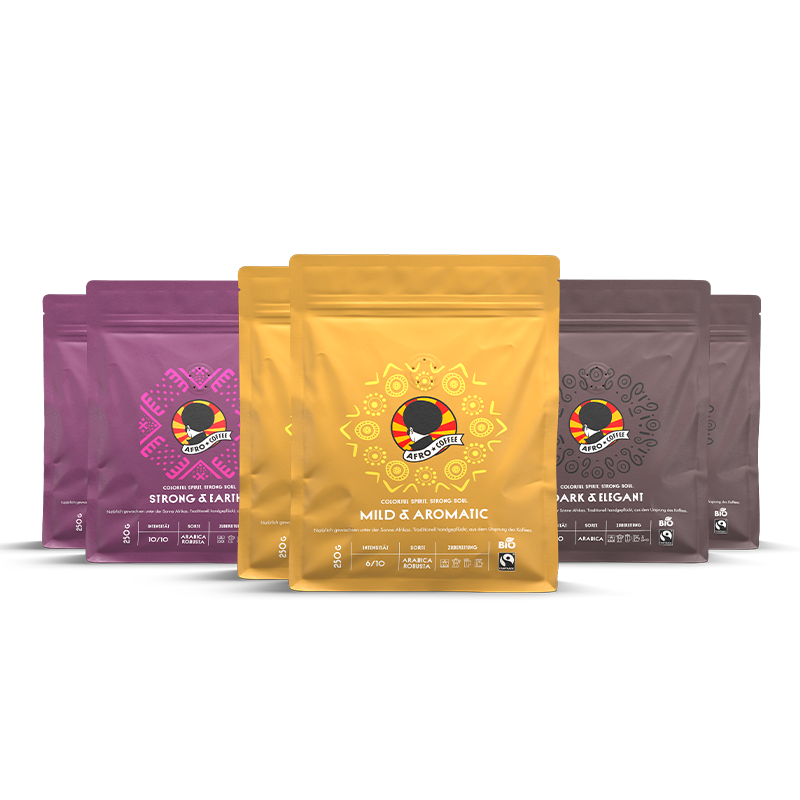 250g Bio Kaffee im Mixed Probierset