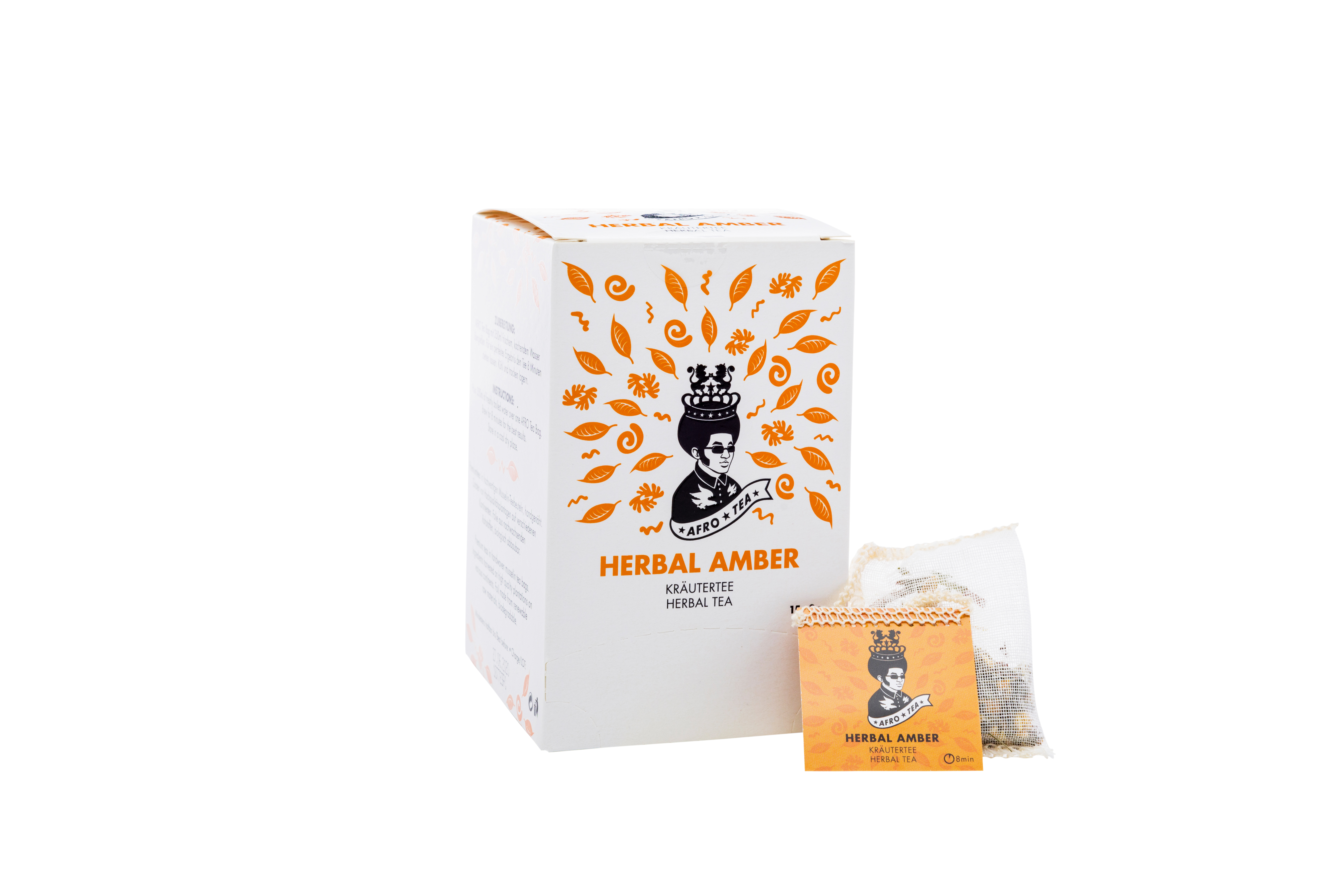 Herbal Amber Teabags, Set of 10