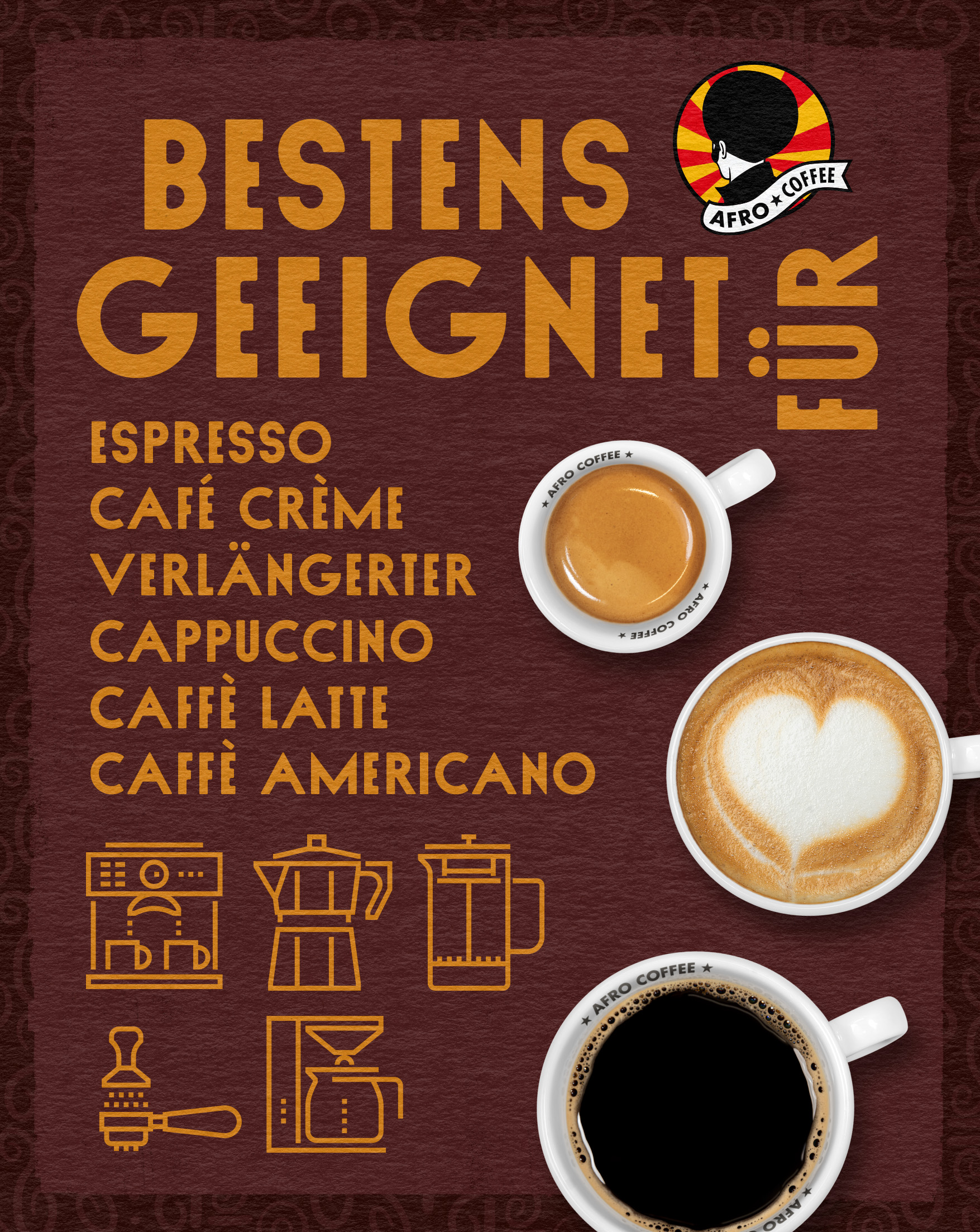 6x 500g Bio Kaffeebohnen Dark & Elegant, AT-BIO-902