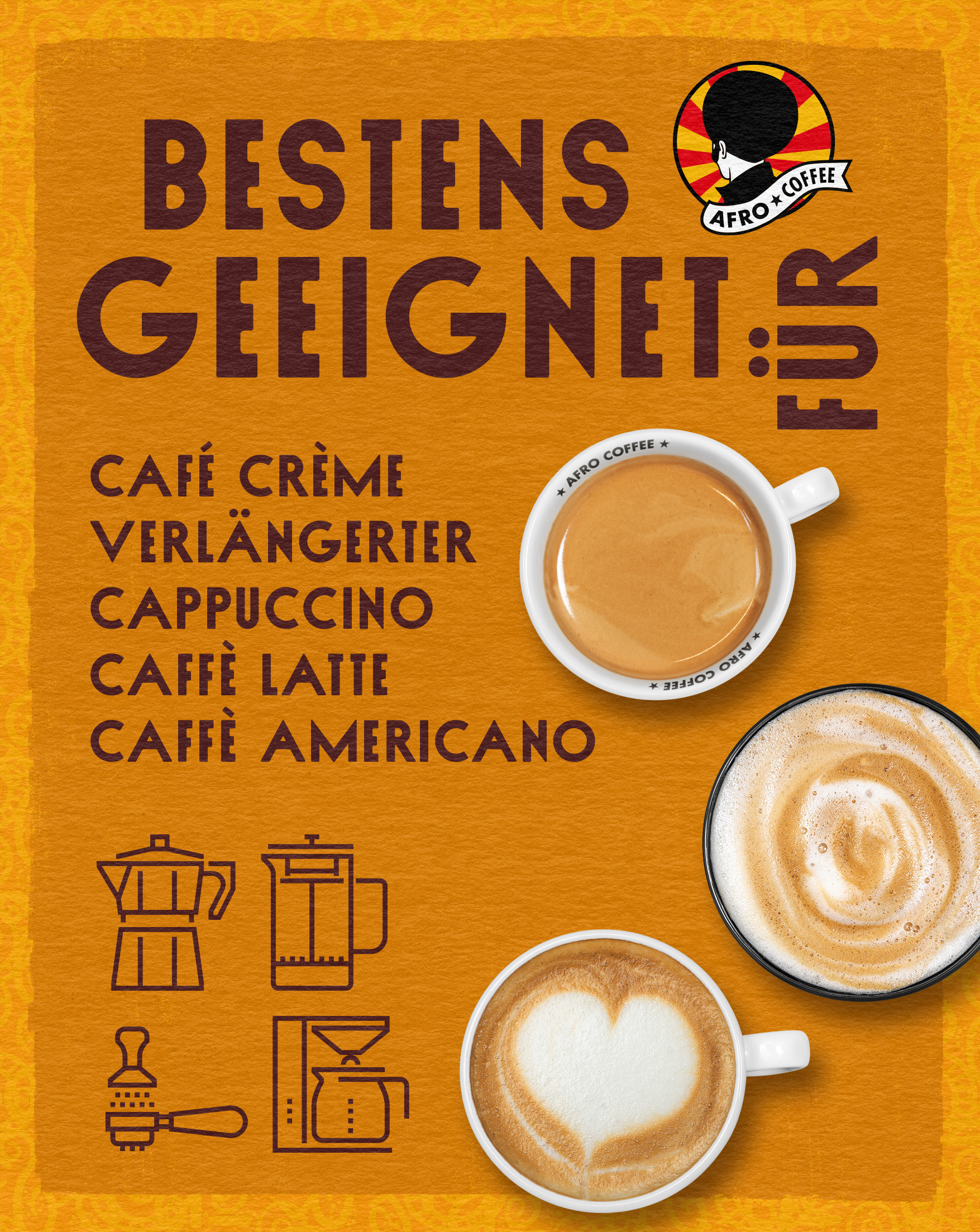 6x 250g gemahlener Bio Kaffee Mild & Aromatic, AT-BIO-902