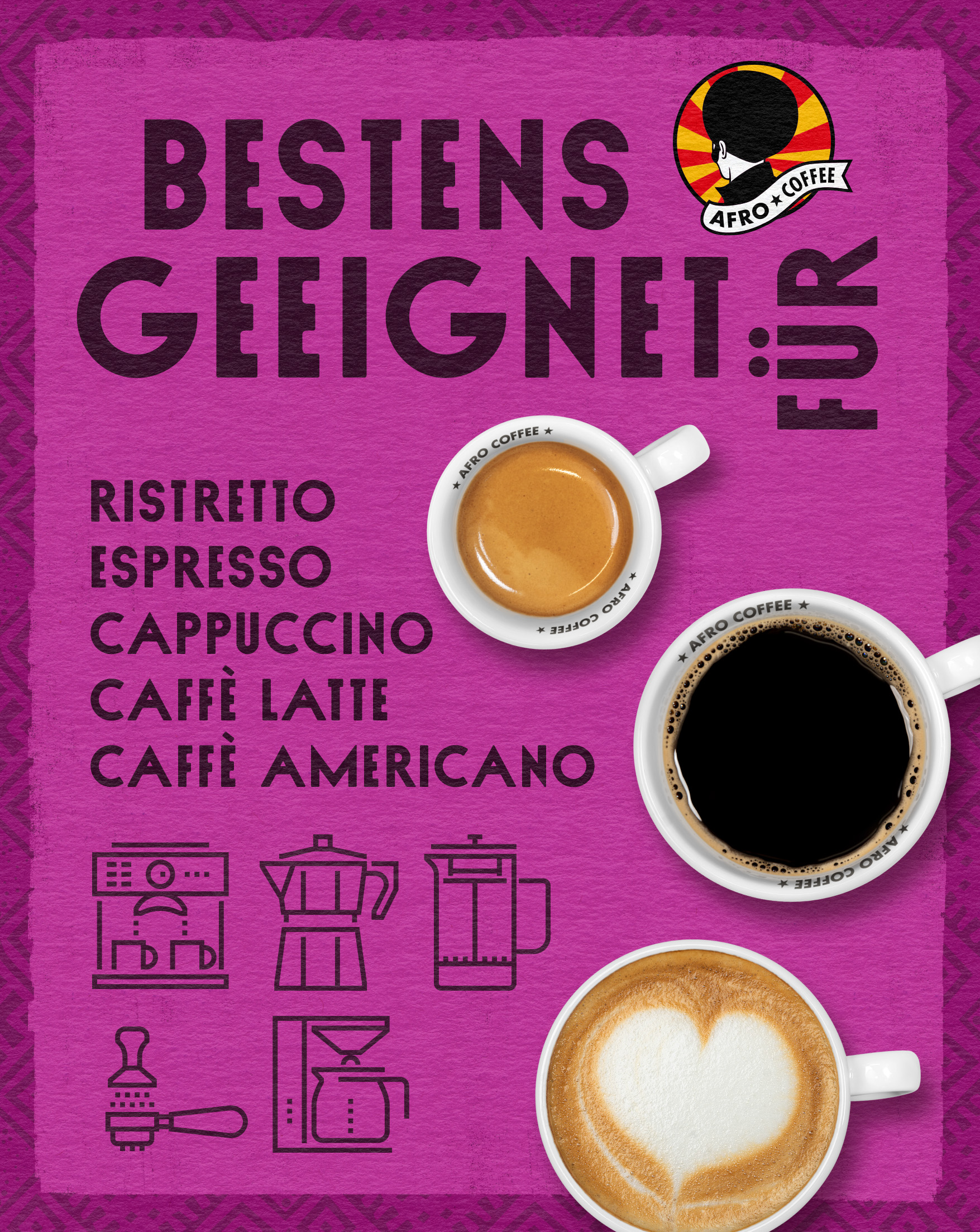 6x 500g Bio Kaffeebohnen Strong & Earthy, AT-BIO-902