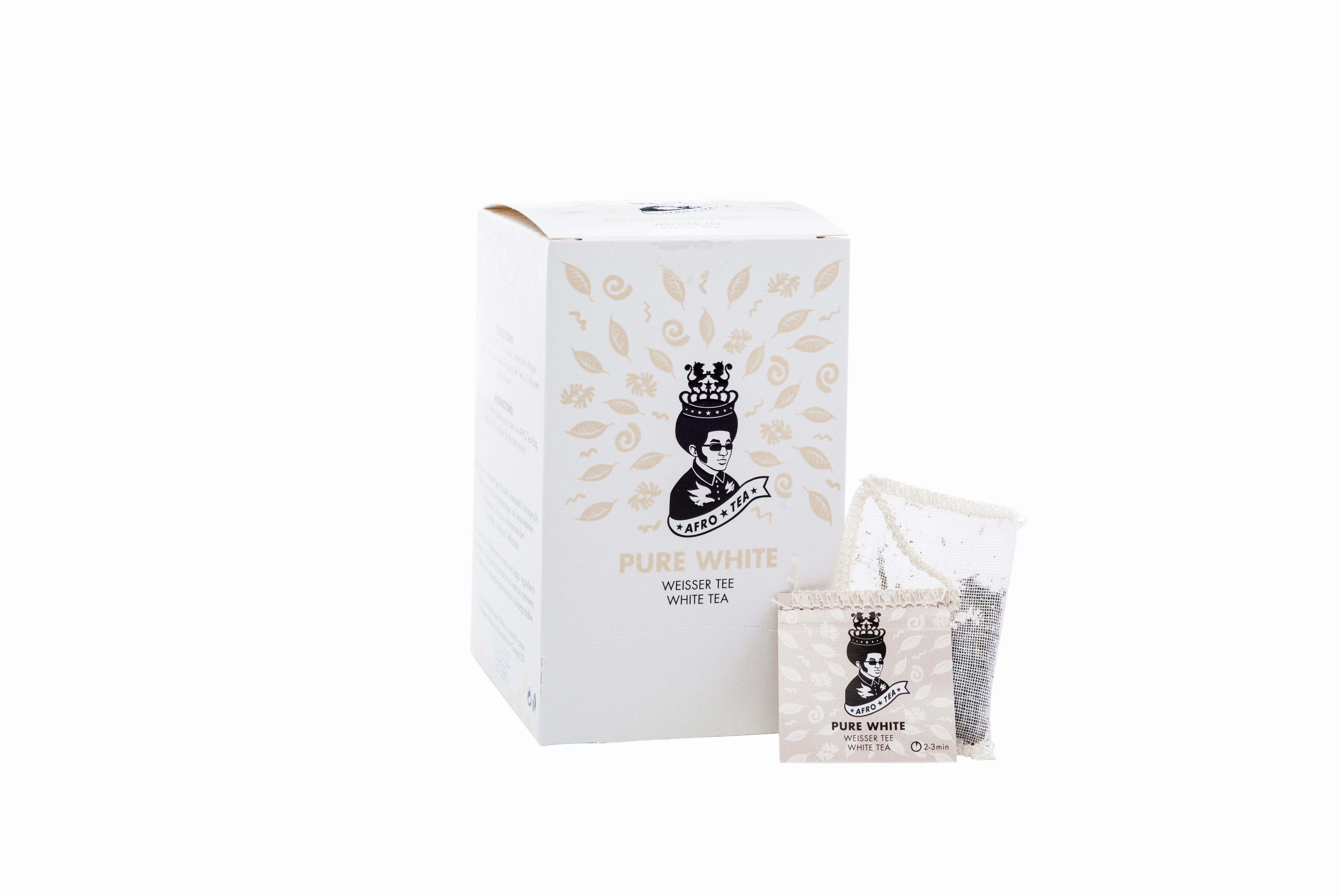 Pure White Teabags, Set of 10