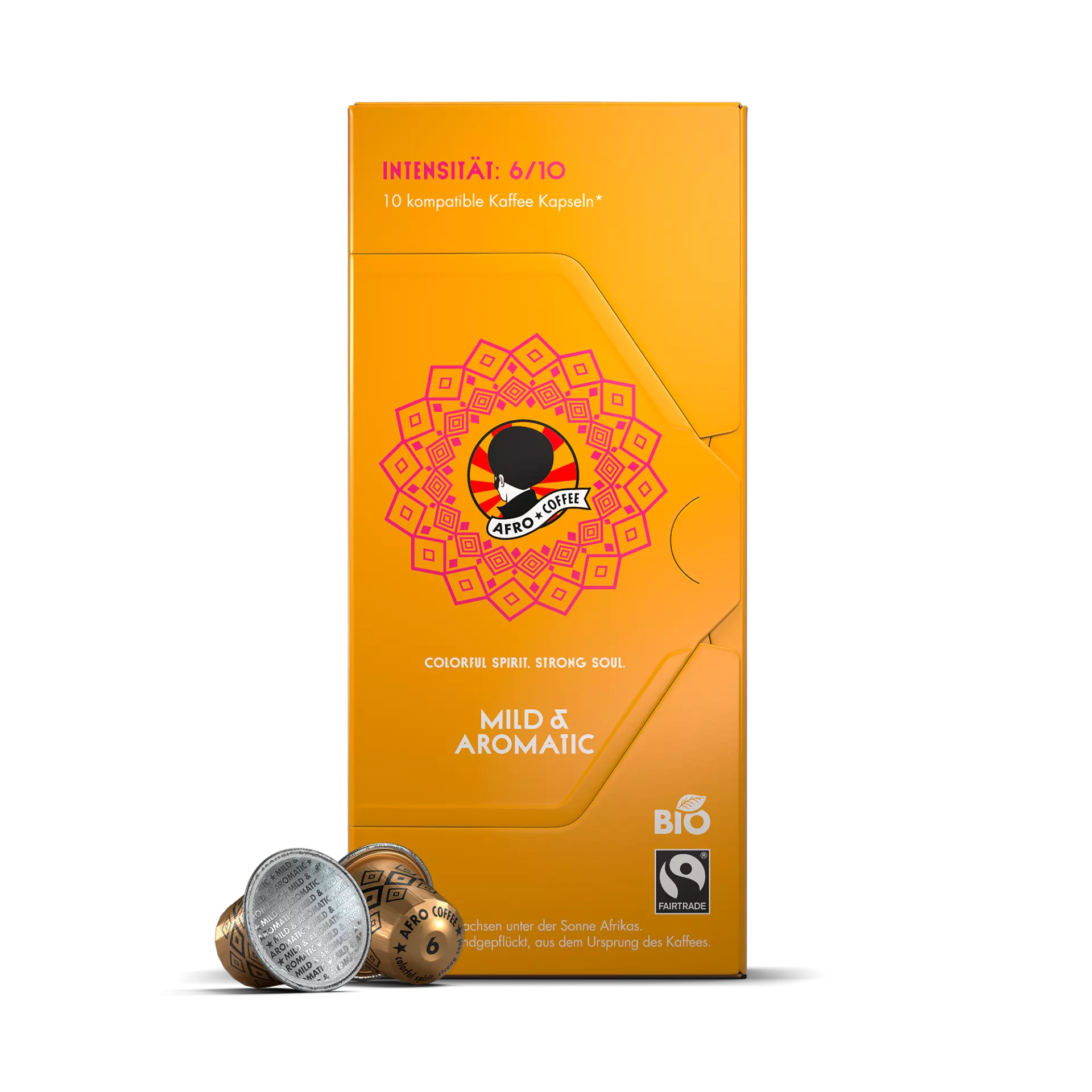Mild & Aromatic Kaffeekapseln, Bio, Fairtrade 10 Stück