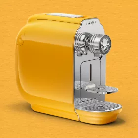 KAHAWA Capsule Machine - Savanna Yellow