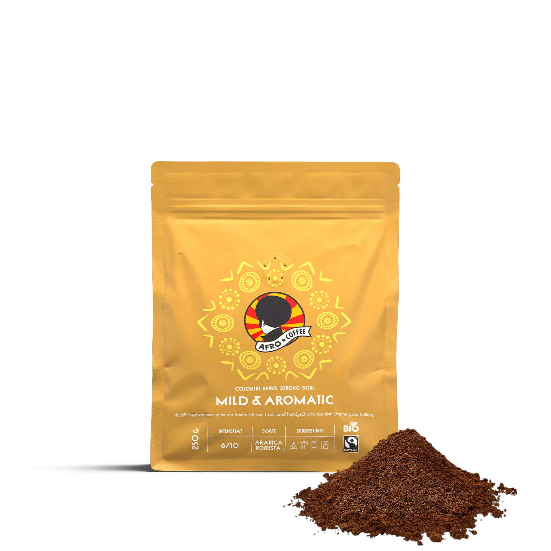 Mild & Aromatic gemahlener Kaffee, Bio, Fairtrade 250g