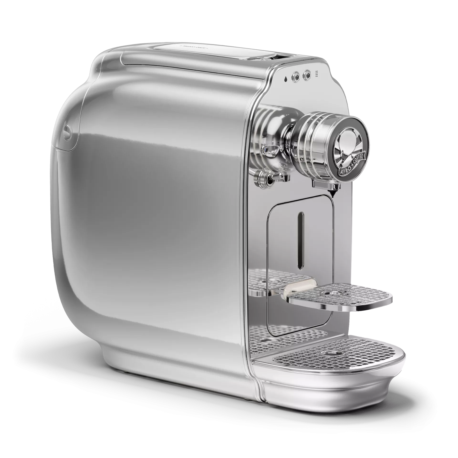 KAHAWA Capsule Machine - Chrome Silver