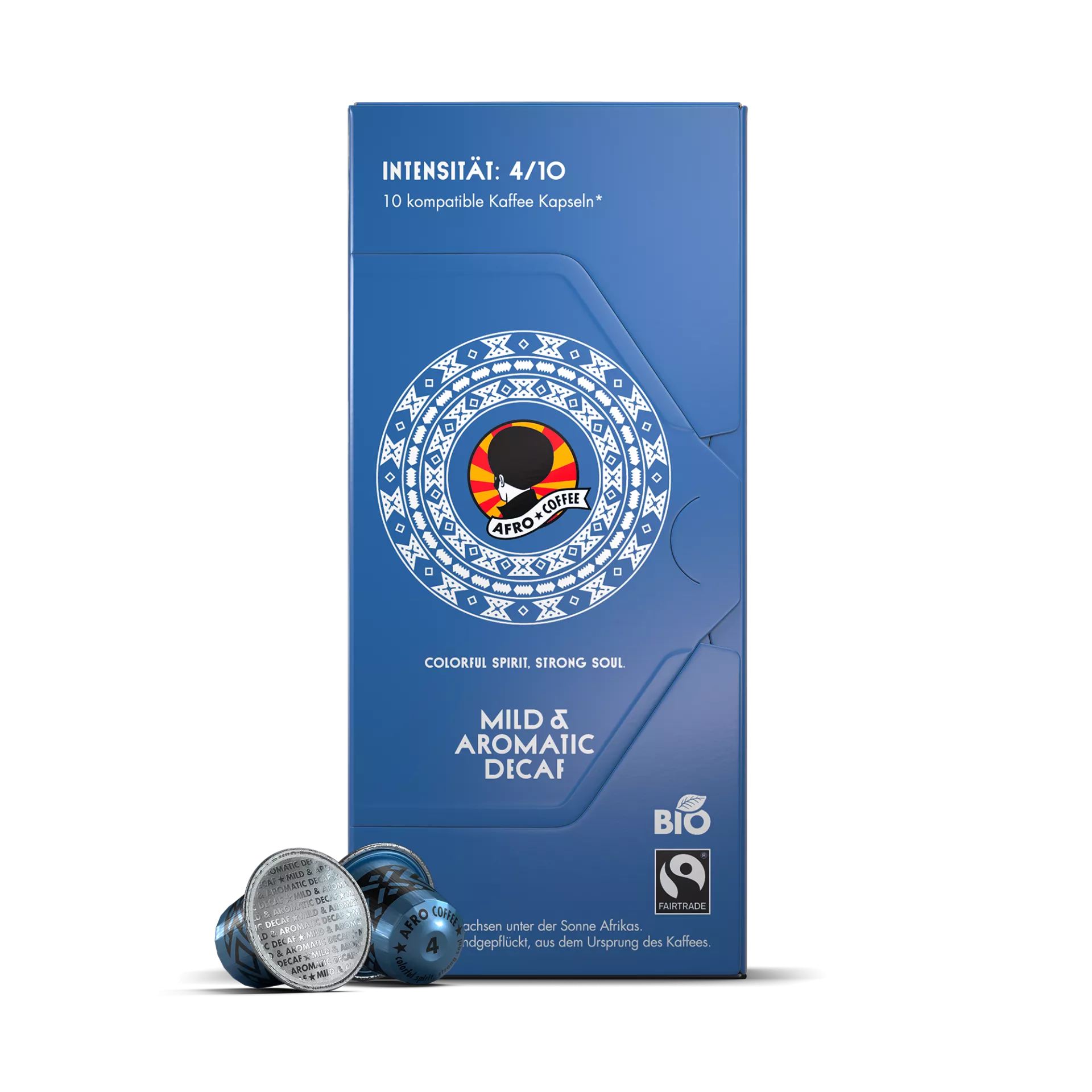 Mild & Aromatic DECAF Kaffeekapseln, Bio, Fairtrade 10 Stück
