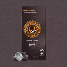 Dark & Elegant Organic, Fairtrade Coffee Capsules 10 pcs