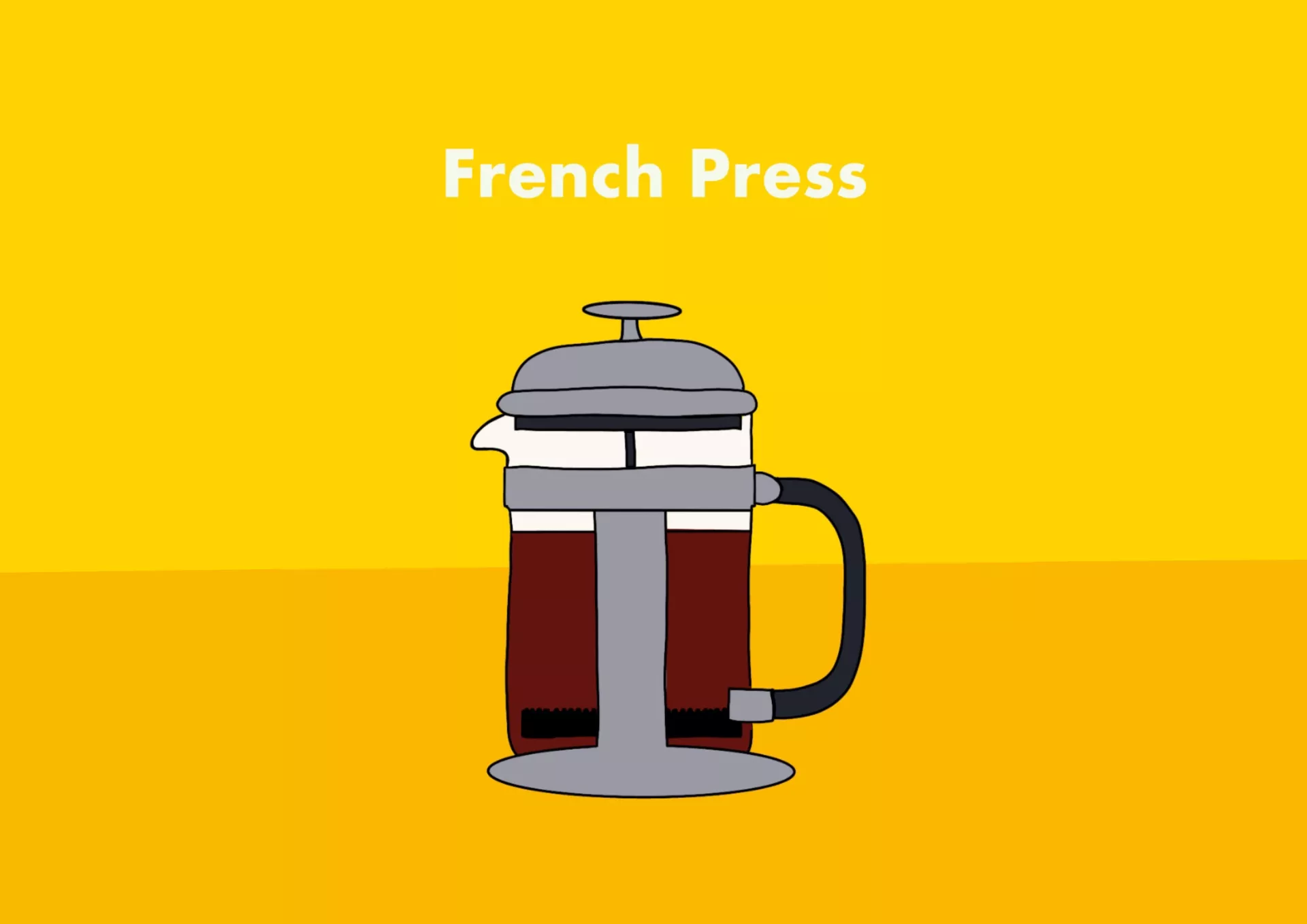 Kaffeezubereitung mit der French Press Kaffeezubereitung mit der French Press