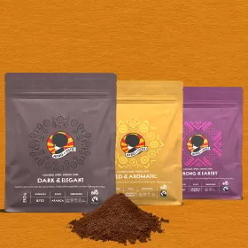 Trial Set ground Coffee, Organic, Fairtrade 3x 250g Trial Set ground Coffee, Organic, Fairtrade 3x 250g