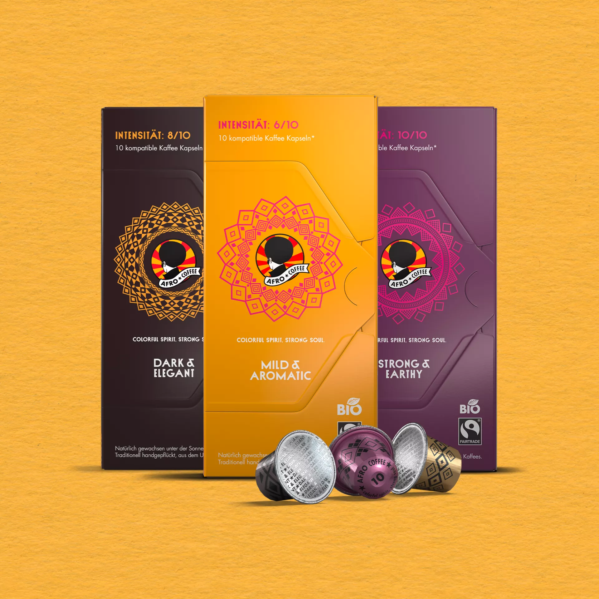Probierset Kaffeekapsel, Bio, Fairtrade