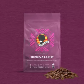 Strong & Earthy Coffee Beans, Organic, Fairtrade 500g