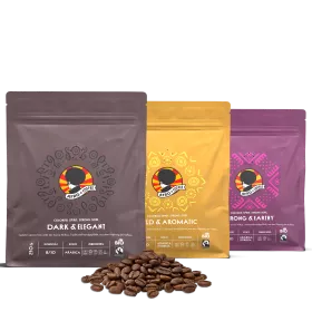 Probierset Kaffeebohnen, Bio, Fairtrade 250g