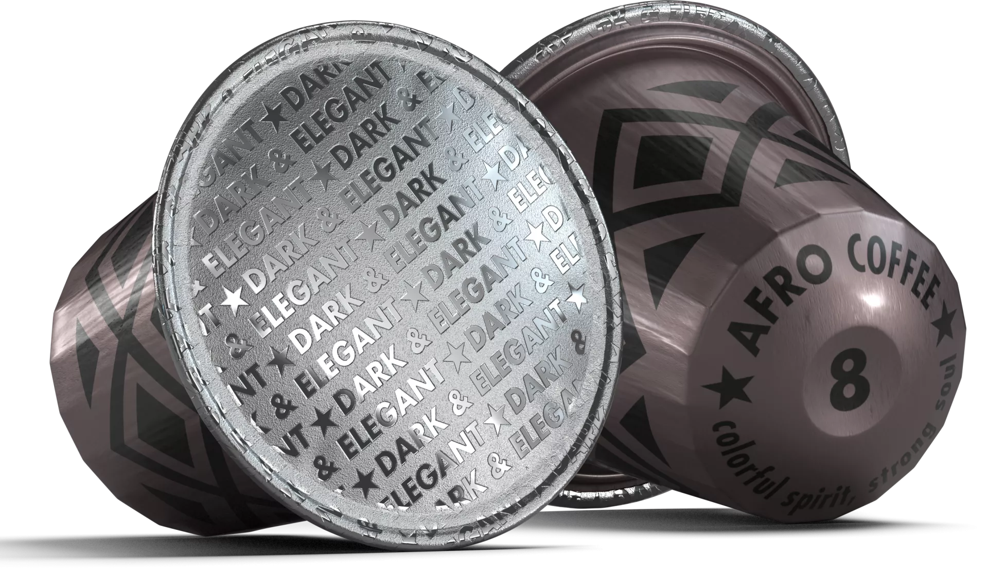 Dark & Elegant Kaffeekapseln, Bio, Fairtrade 10 Stück