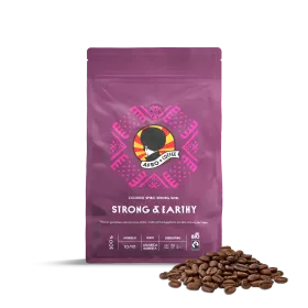 Strong & Earthy Coffee Beans, Organic, Fairtrade 500g