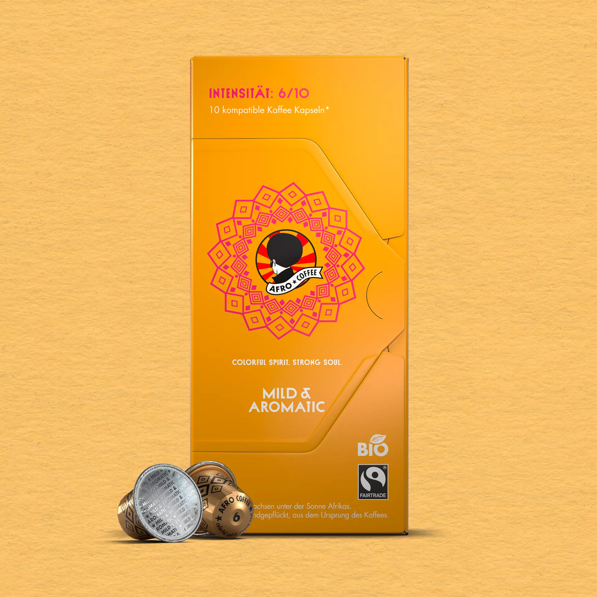 Mild & Aromatic Kaffeekapseln, Bio, Fairtrade 10 Stück