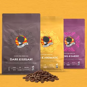 Probierset Kaffeebohnen, Bio, Fairtrade 500g