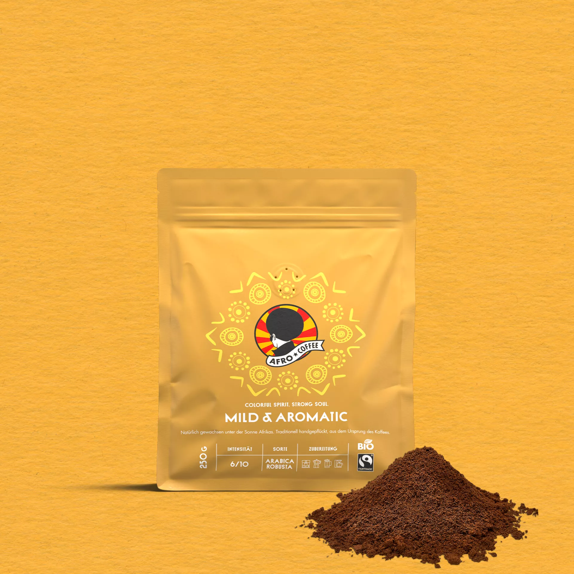 Mild & Aromatic gemahlener Kaffee, Bio, Fairtrade 250g