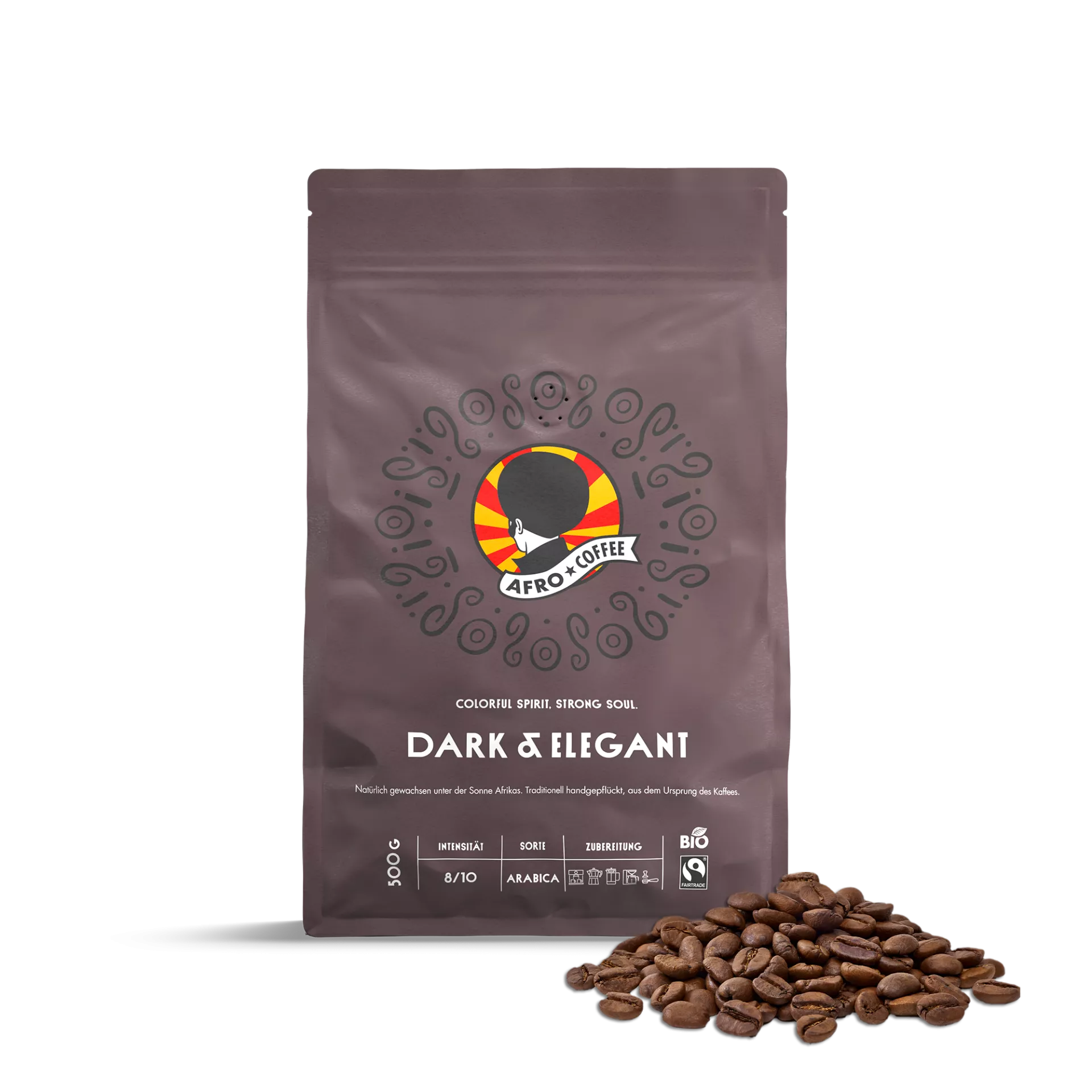 Dark & Elegant Kaffeebohnen, Bio, Fairtrade 500g