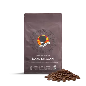 Dark & Elegant Coffee Beans, Organic, Fairtrade 500g