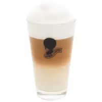 Cafe Latte Glass