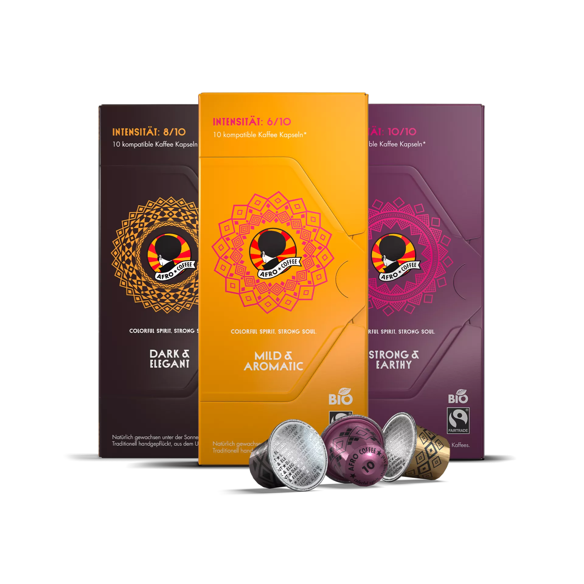 Probierset Kaffeekapsel, Bio, Fairtrade