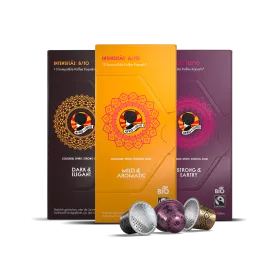 Trial set of Organic, Fairtrade Coffee Capsules 30 pcs