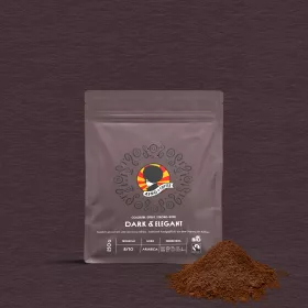 Dark & Elegant Ground Coffee, Organic, Fairtrade 250g Dark & Elegant Ground Coffee, Organic, Fairtrade 250g